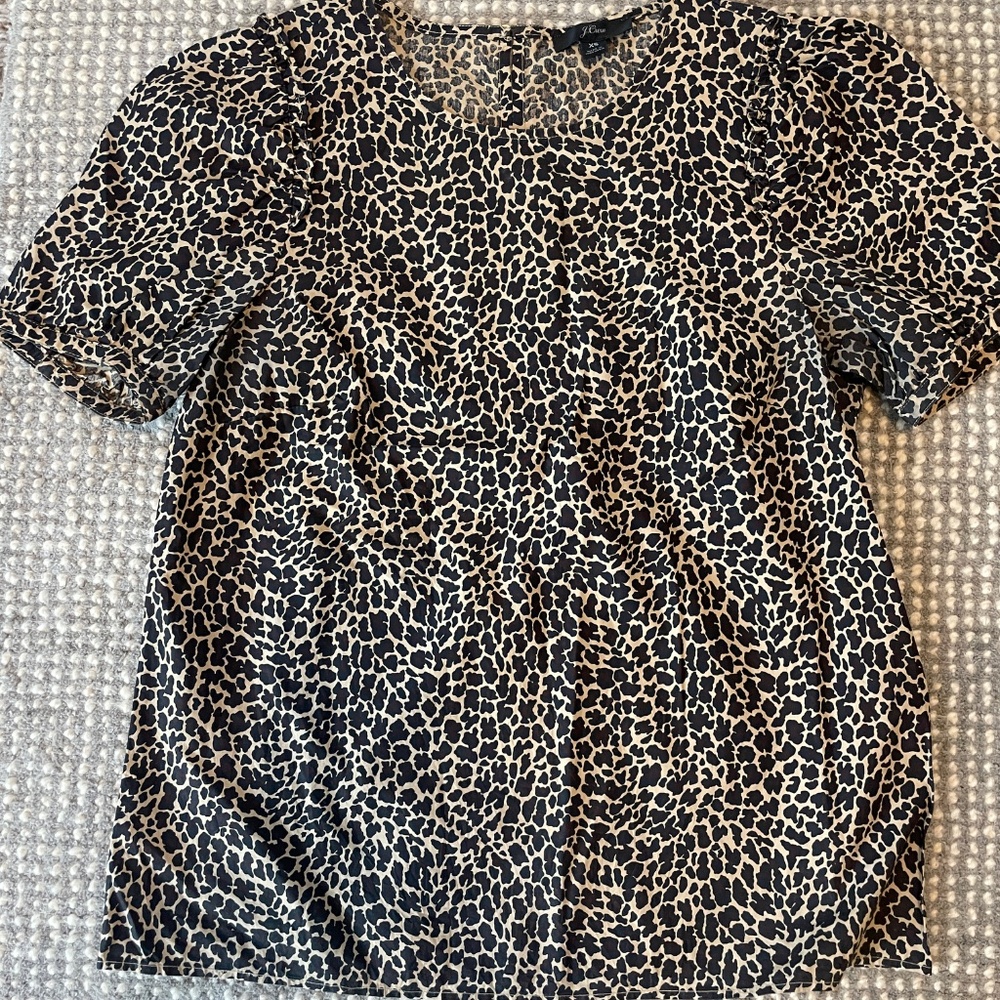 J Crew Leopard Blouse - Picture 5 of 5